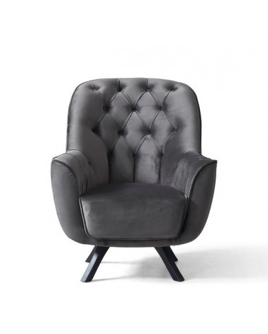 Fauteuil bergère moutarde