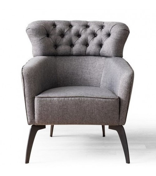 Fauteuil Simon gris