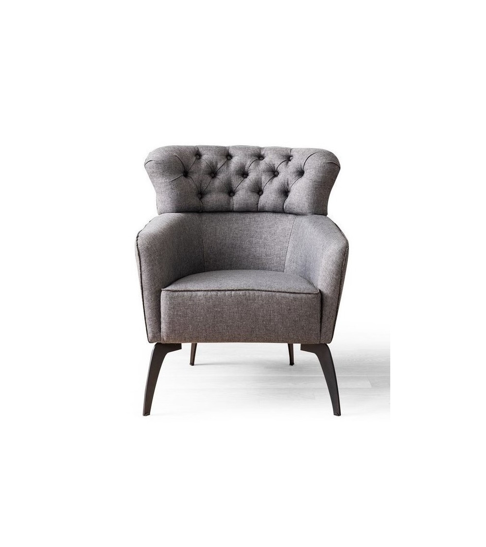 Fauteuil Simon gris