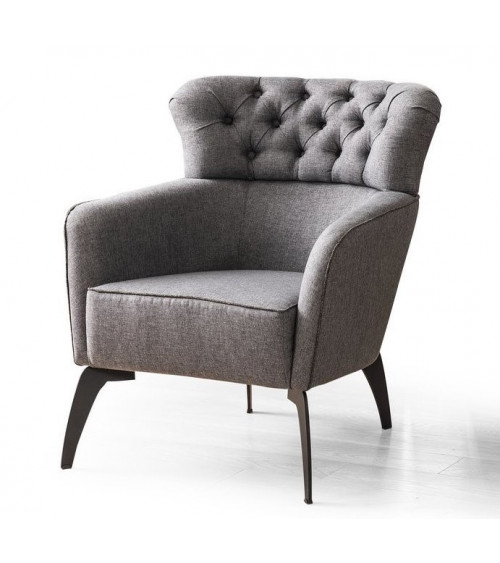 Fauteuil Simon gris