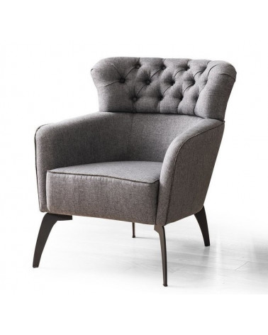 Fauteuil Simon gris