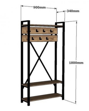 Meuble d'entrée ALPHA