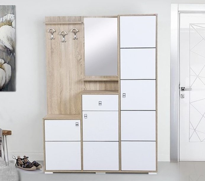 Mueble de entrada seina armario perchero zapatero clearance