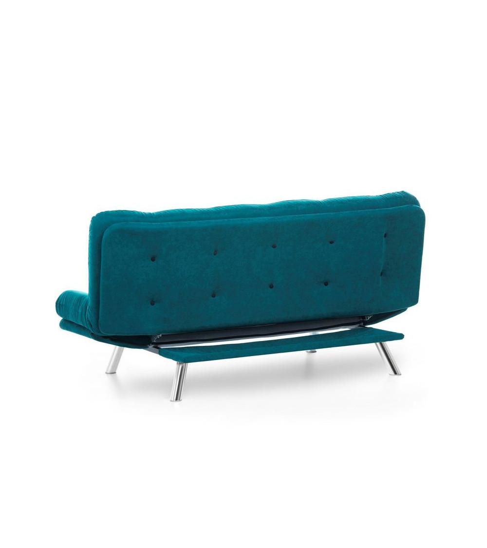Canapé convertible MISA bleu pétrole Canapé convertible MISA bleu pétrole
