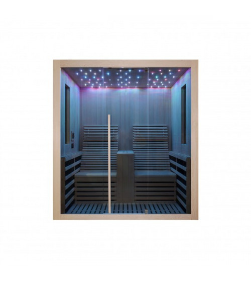 Bañera rectangular con bañera NERO pare 160/170 x 70 cm