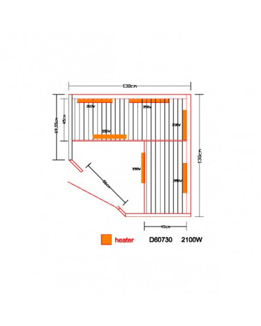 Vasca da bagno rettangolare con vasca Pare NERO 160/170 x 70 cm