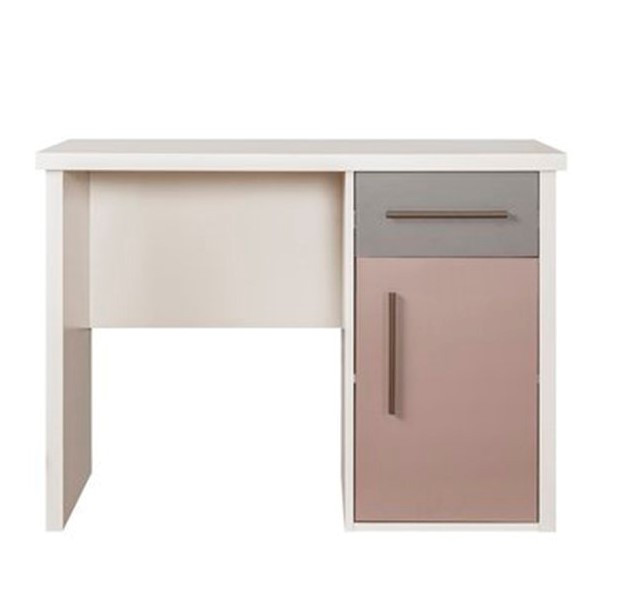 Bureau MISK anthracite, rose -Mobilier d'enfant- Mobilier design