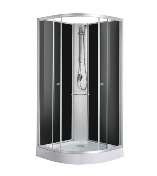 Cabine douche RIO Noir 90 x 90 x 204 cm