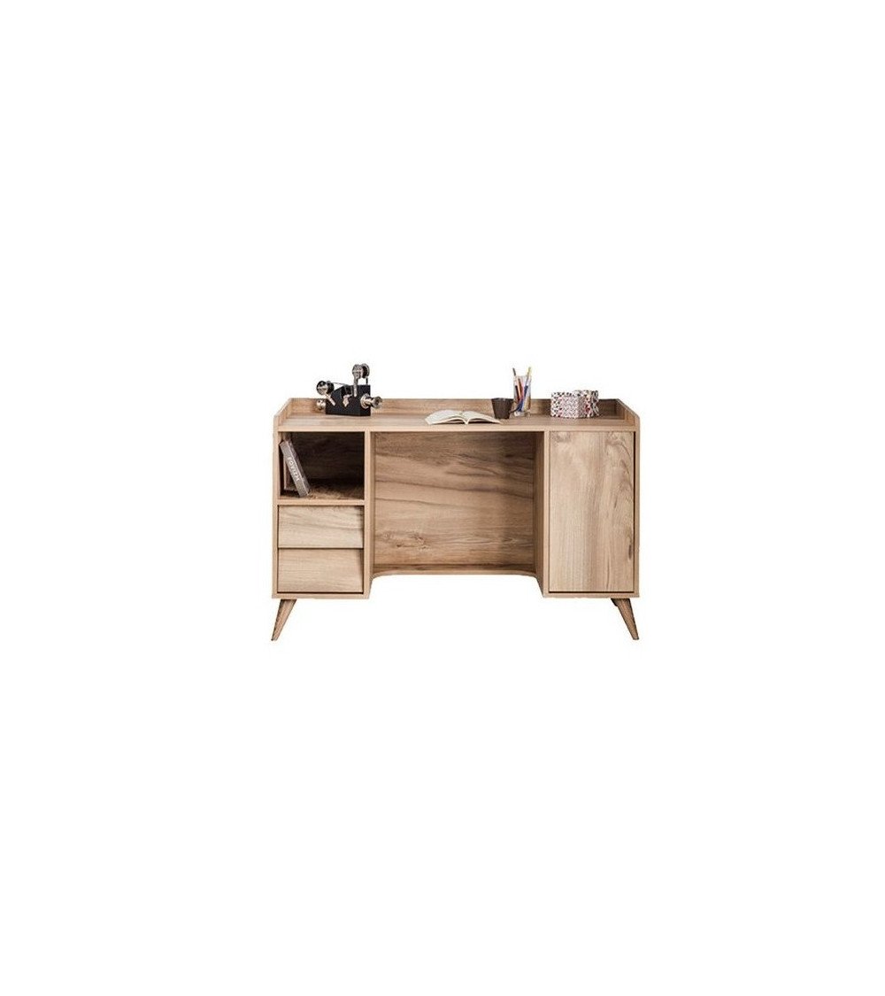 Bureau LUNA couleur noyer