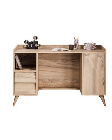 Bureau LUNA couleur noyer