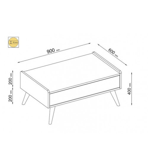 Mesa de centro AURA ONE