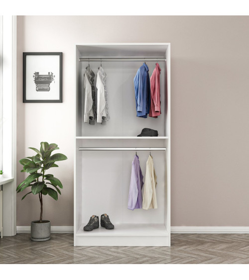 Luci d'ebano armadio rovere 206 x 210 x 64 cm