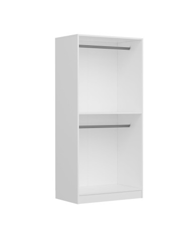 Armoire 2 Portes Blanc Dégringolé 190 x 52 x 90