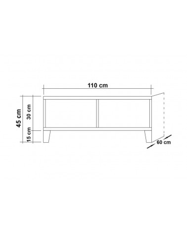 Table basse MONTANA L 110 cm