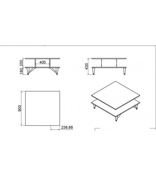 Mesa de centro AURA ONE