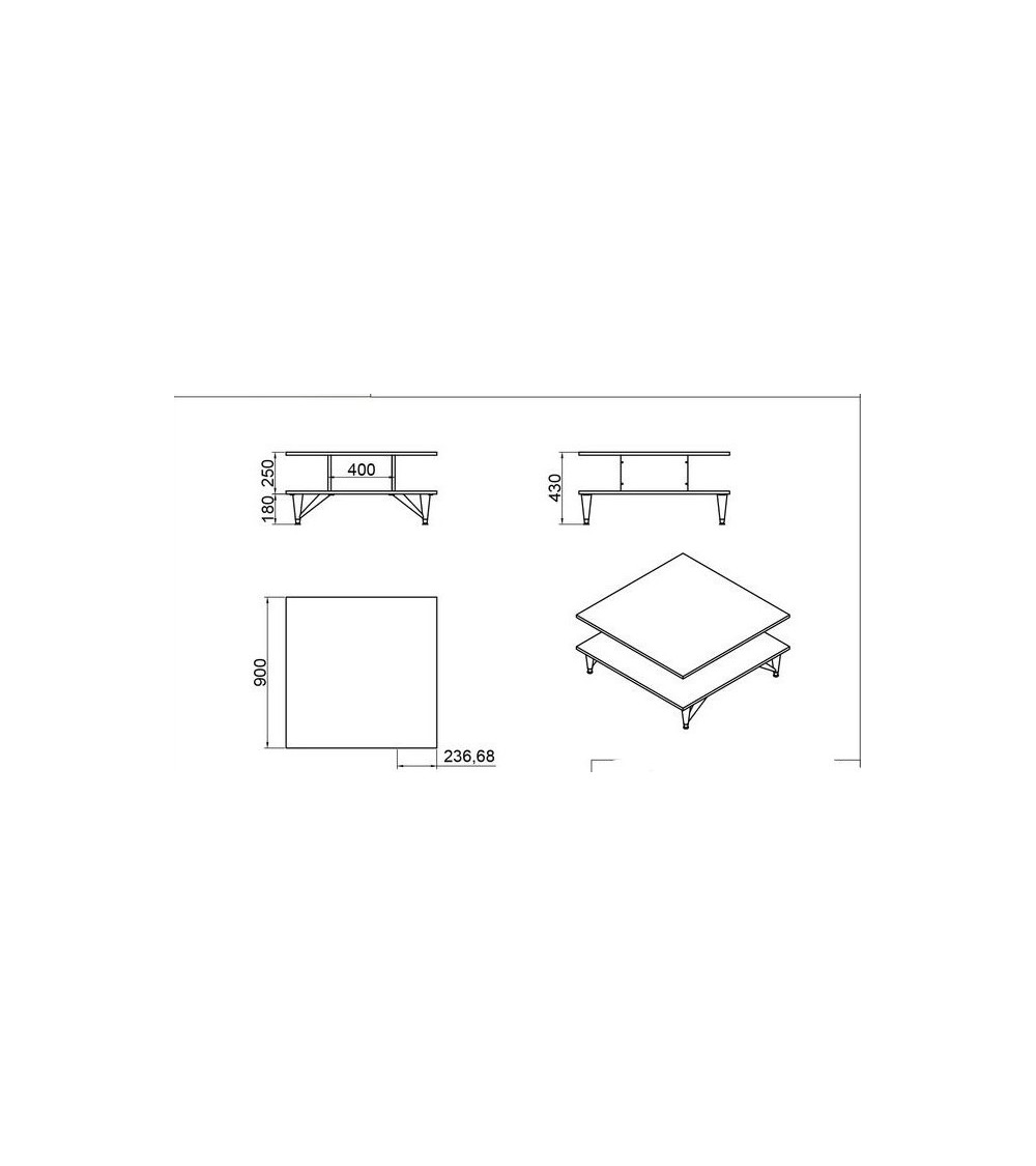 Table basse KALENDER Z. O4