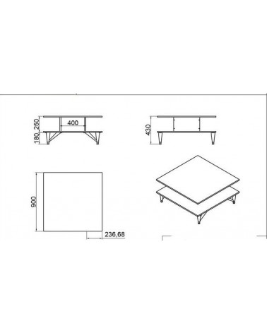 Mesa de centro AURA ONE