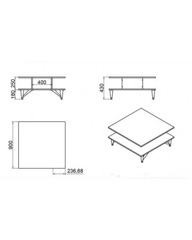 Mesa de centro AURA ONE