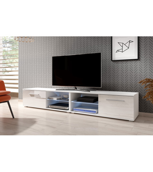 Mueble TV REX 123 cm blanco - diseño de muebles tv - tienda de diseño de  muebles