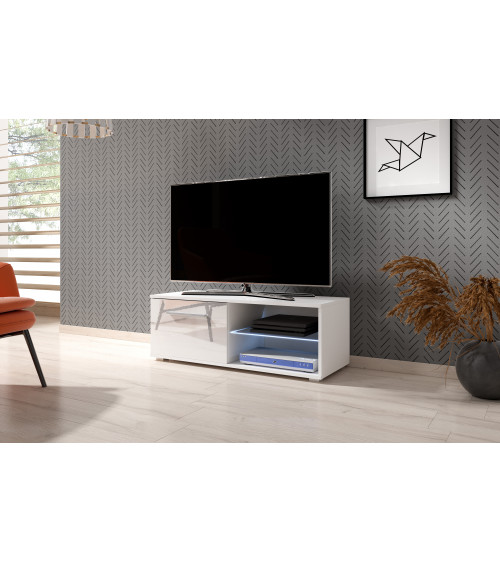 Mueble TV 136 blanco de estilo nórdico Palm