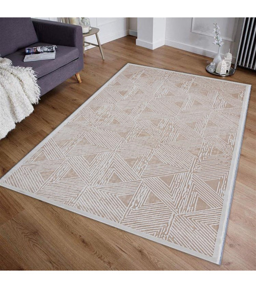 Tapis Efsun Beige Crème 230 x 150 cm