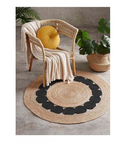 Tapis de Jute 120 x 120 cm