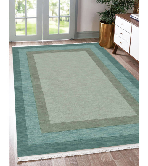 TAPIS NORDIQUE GEOMETRIQUE 120X120 CM - Yatout Home