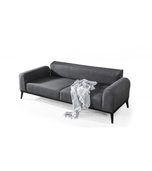 Canapé ALMARA ANTHRACITE 222 x 88 x 75