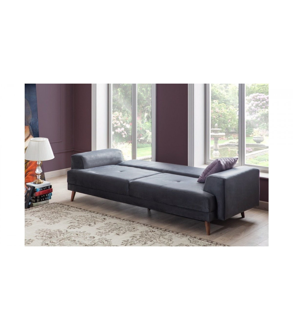 Canapé VİVENTE Gris Fonce 235 x 85 x 75 Canapé VİVENTE Gris Fonce 235 x 85 x 75