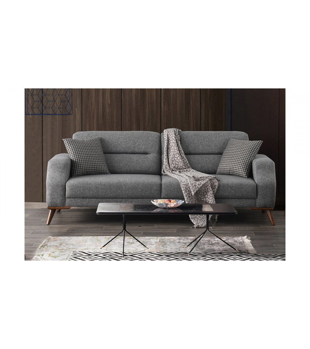 Canapé Anka Gris Clair 220 x 90 x 87