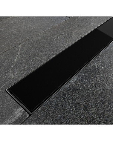 Caniveau de Douche linéaire BLACK 70 cm