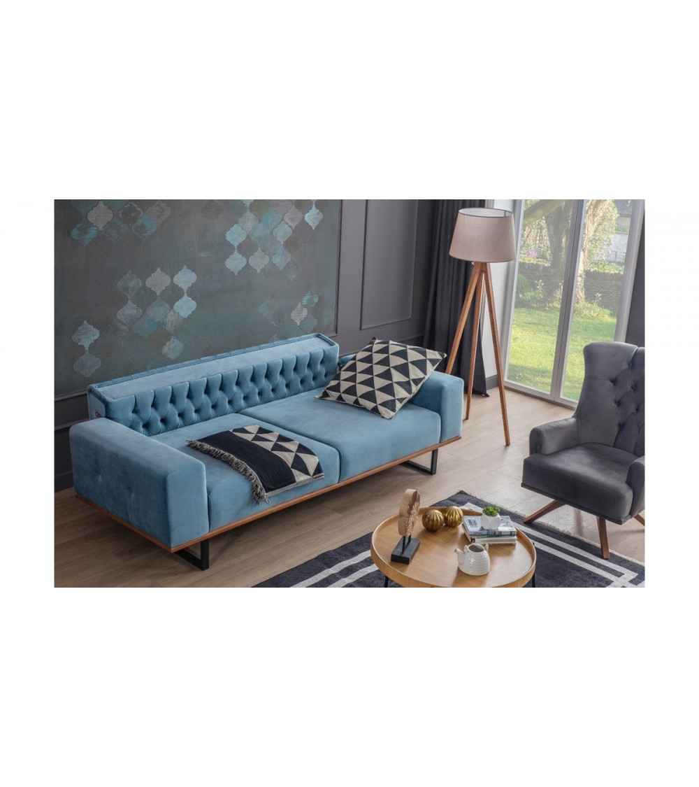 Canapé BELLA TURQUOISE 225 x 92 x 78 Canapé BELLA TURQUOISE 225 x 92 x 78