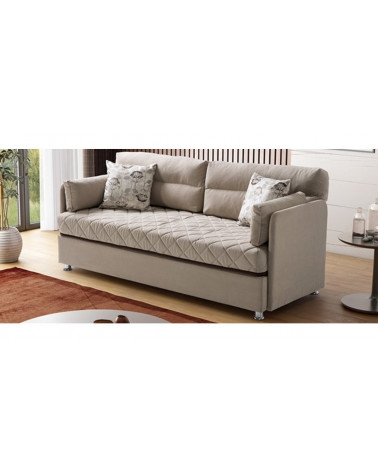 CANAPÉ DAYBED BEIGE 190 x 80 x 46