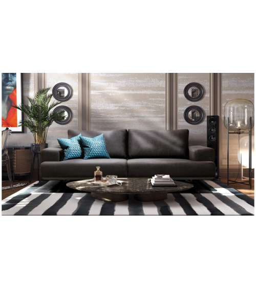 CANAPÉ Kamin MARRON FONCÉ 230 x 100 x 95