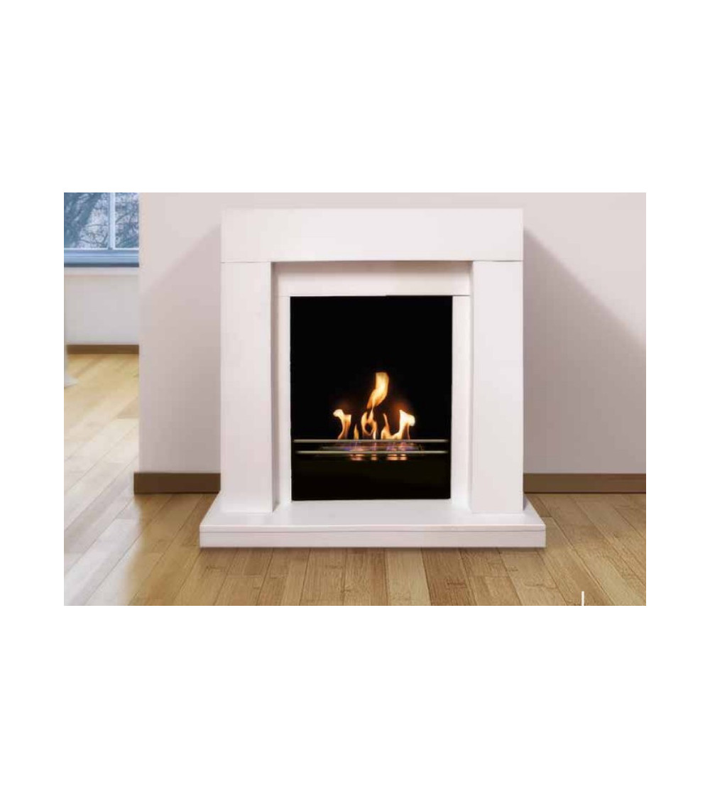 Chéminée bio-éthanol CAMOGLI 2.0 kw blanc Chéminée bio-éthanol CAMOGLI 2.0 kw blanc