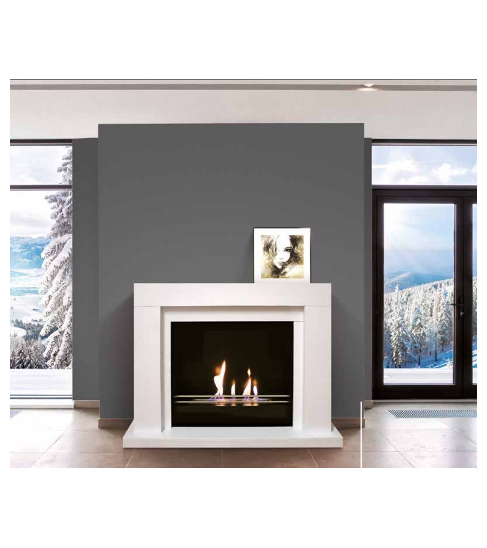 Chimenea de bioetanol UDINE 2.5 kw blanco