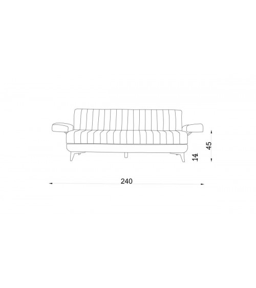 Divano angolo sinistra MILO II 250 x 185cm