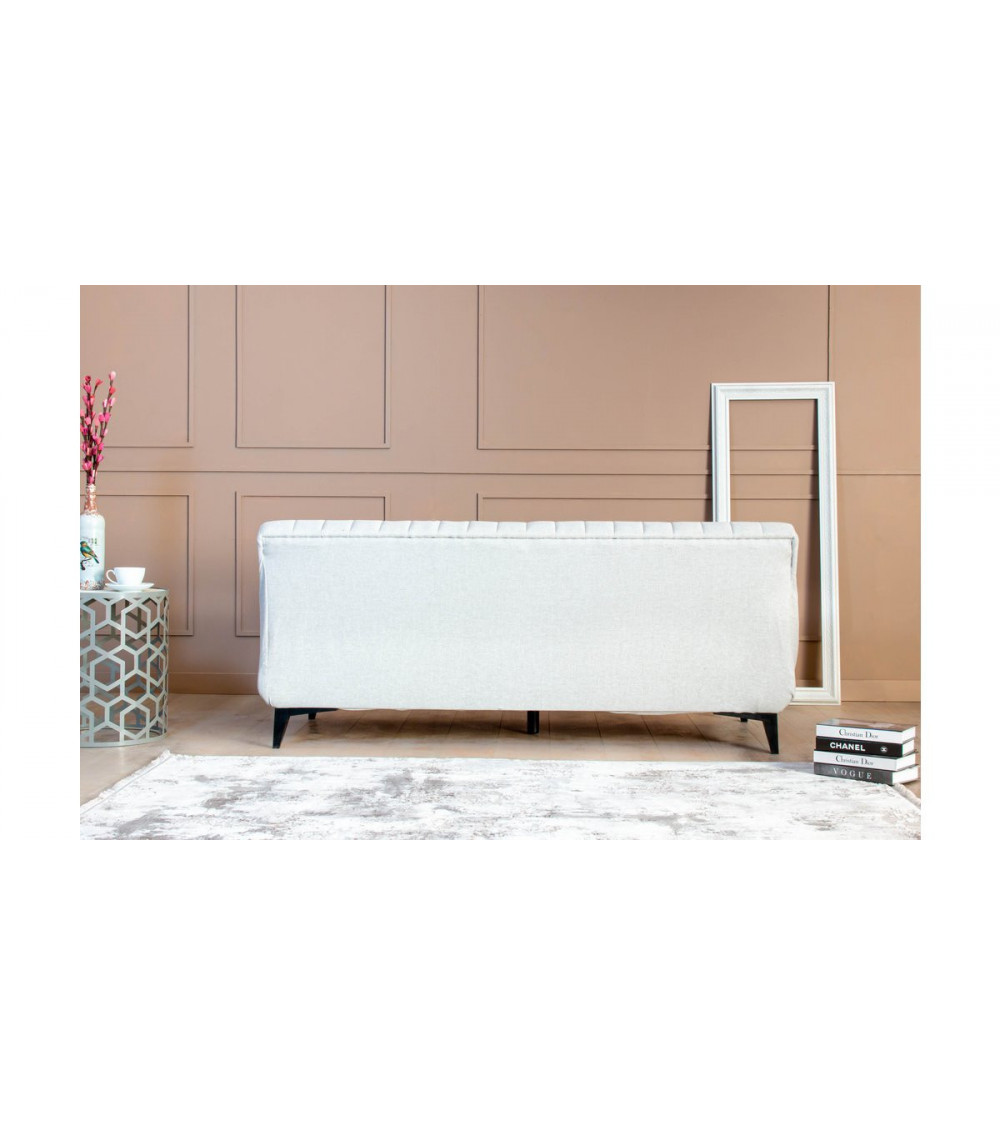 CANAPÉ LISA SPORTS CRÈME 190 x 82 x 80