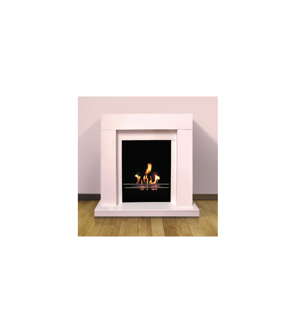 Chéminée bio-éthanol CAMOGLI 2.0 kw blanc Chéminée bio-éthanol CAMOGLI 2.0 kw blanc