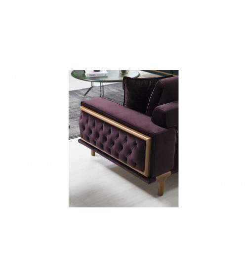 CANAPÉ NİRVANA BORDEAUX 240 x 95 x 75