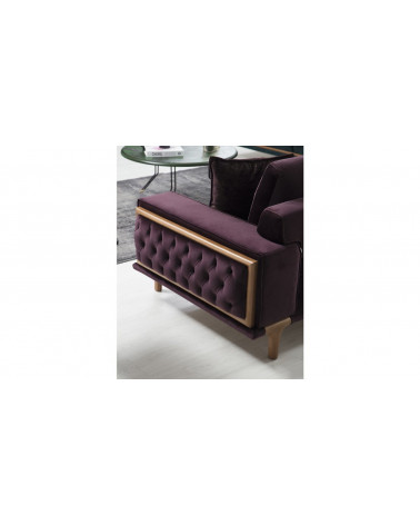 CANAPÉ NİRVANA BORDEAUX 240 x 95 x 75