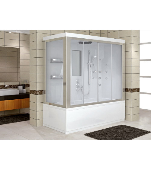 Combiné baignoire-douche DELPHINO MINI en 120/130/140 x 70 cm