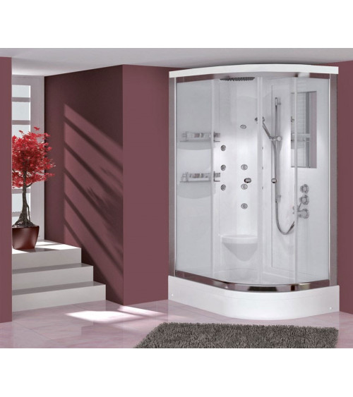 Cabine de douche SUNTOPIA angle droit en 90/100/110 x 80 cm