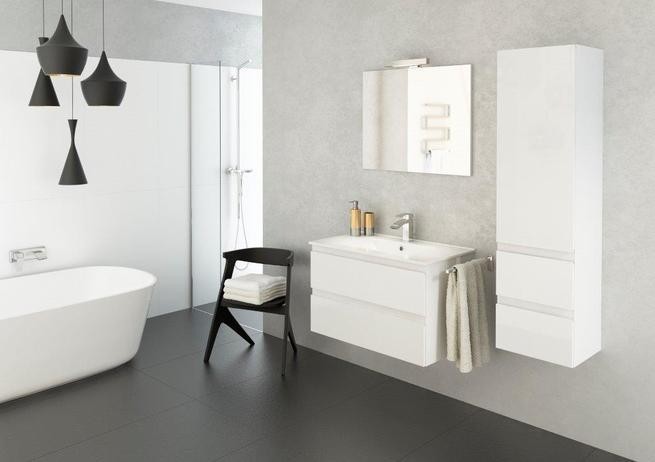 Muebles de baño COMO blanco de 80cm