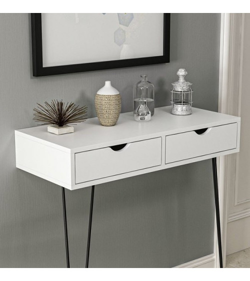 Console ARYA BLANC 90 cm