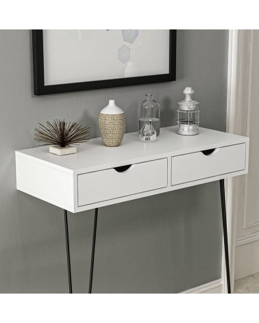 Console ARYA BLANC 90 cm