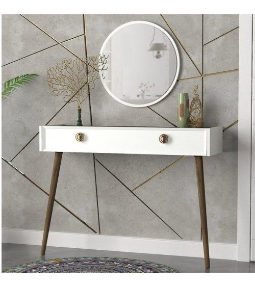 Console MIROIR NADYA BLANC-NOYER 120 x 35 x 90