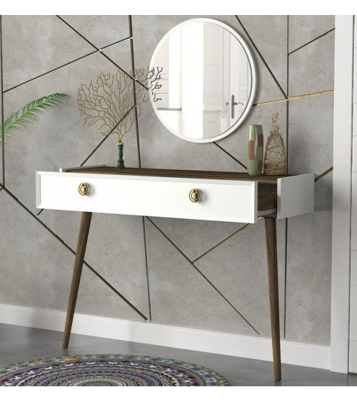 Console MIROIR NADYA BLANC-NOYER 120 x 35 x 90