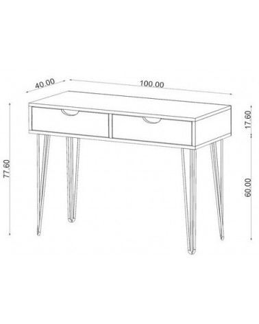 Console DRESUAR 100 x 40 x 77