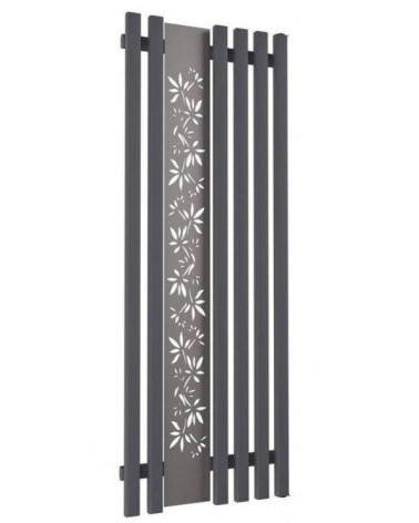 Radiateur eau chaude FLOWER graphite en plusieurs dimensions